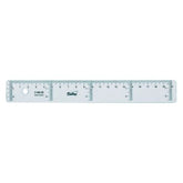 REGLA 20CM GRADUADA TRANSPARENTE CAJA 20 UDS | 20 UNIDADES | (SAFTA BASICO)